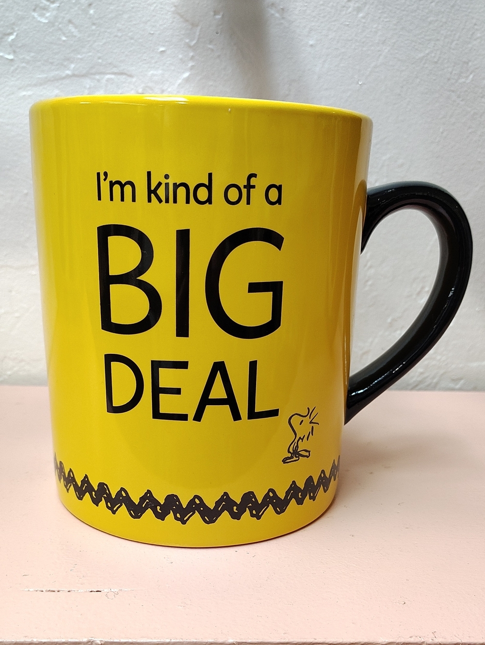 Hallmark Snoopy Joe Cool Woodstock Peanuts I'm Kind of a BIG Deal 60oz Jumbo Mug